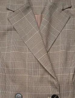 CHESTER CHECK CINCHED BLAZER - Dubbelknäppta kavajer