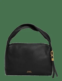 CITY LEATHER SHOULDER BAG - Handväskor