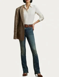 Classic Fit Crepe Shirt - Långärmade