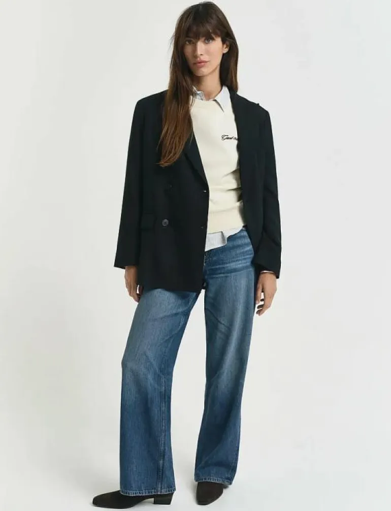 COLOR BLOCKED COTTON C-NECK - Sweatshirts