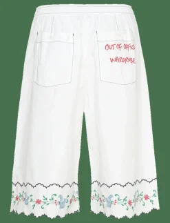 Coloured Embroidered Oversized Shor - Casual shorts