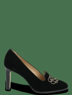 Corah Embroidered-Logo Velvet Pump - Klassiska pumps