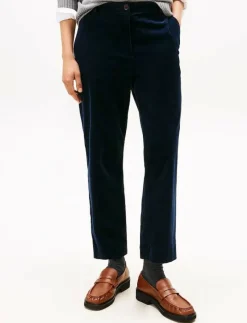 CORDUROY SLIM STRAIGHT PANT - Raka byxor