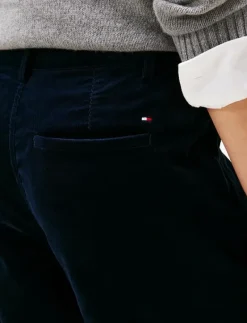 CORDUROY SLIM STRAIGHT PANT - Raka byxor