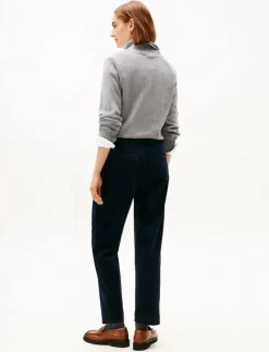 CORDUROY SLIM STRAIGHT PANT - Raka byxor