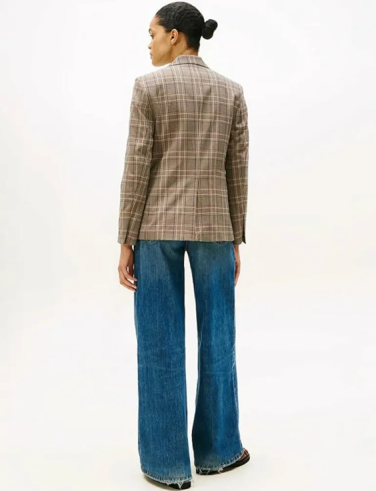 CORE CHECK REG STRAIGHT BLAZER - Enkelknäppta kavajer