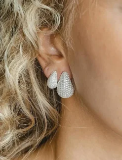 Corinne crystal small earring - Studs örhängen