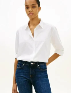 COTTON EASY SHIRT - Långärmade