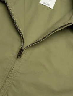 Cotton jacket with contrasting collar - Tunna jackor