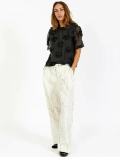 Crinkled suit pants - PETRA fit - Vida byxor