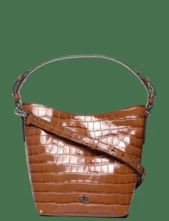Croc-Embossed Medium Witley Bucket Bag - Bucketväskor