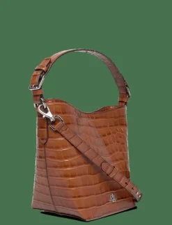 Croc-Embossed Medium Witley Bucket Bag - Bucketväskor
