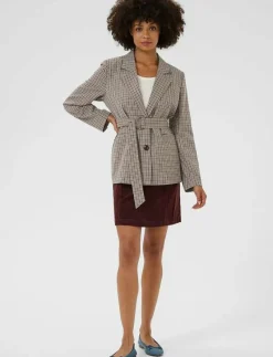 CUchecka Belt Blazer - Kavajer med skärp