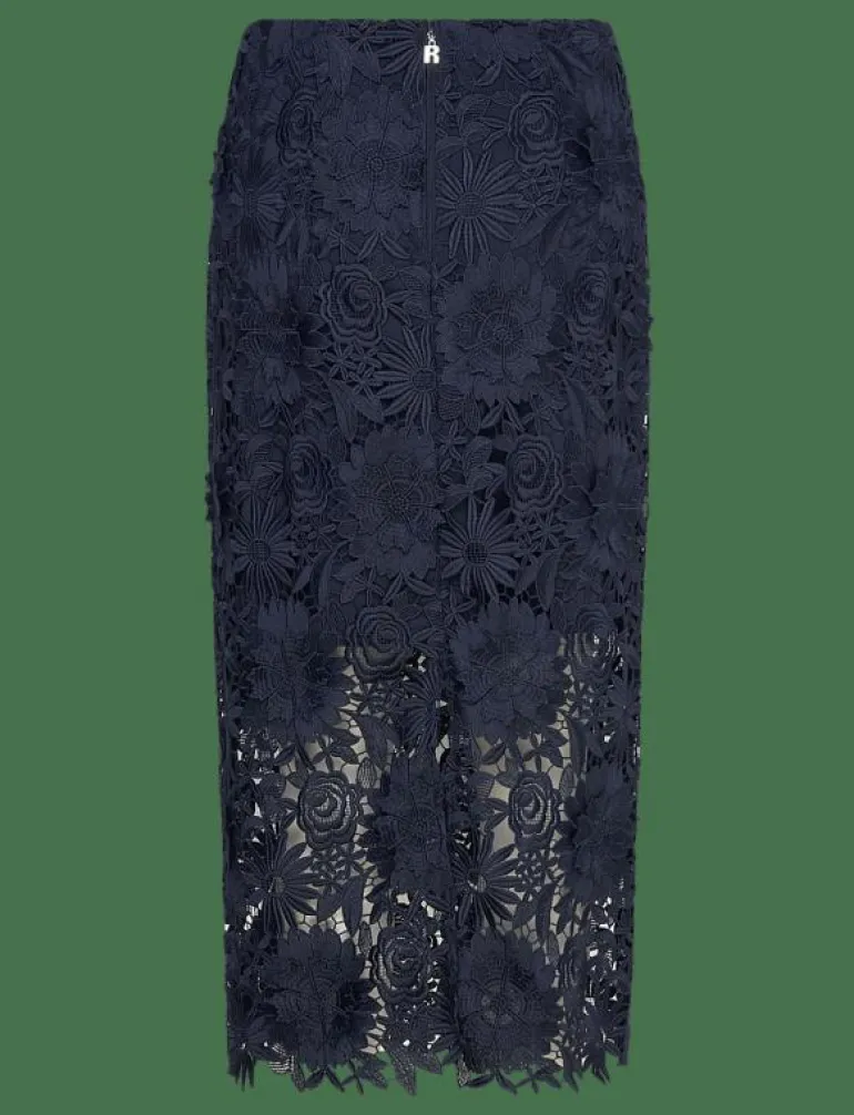 3D LACE PENCIL SKIRT - Midi kjolar