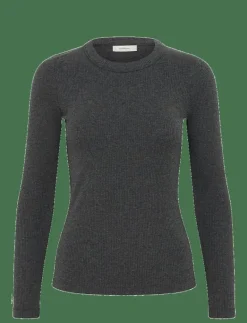 DagnaIW Melange T-Shirt LS - Långärmade toppar