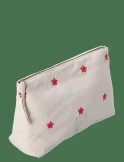 Daisy Karla Toiletry Bag 30x10x20 cm sand/red - Necessärer