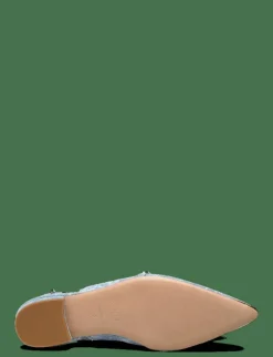 Dante6-Cinque denim flat slingbacks - Platta slingbacks