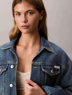 DENIM BUBBLE JACKET TINTED ORCHA - Overshirts