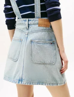 DENIM DUNGAREE DRESS DI2014 - Hängselbyxor