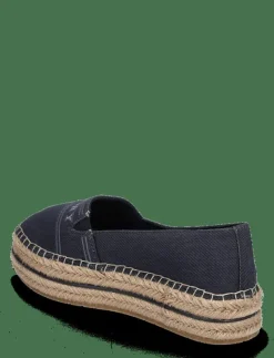 DENIM PLATFORM ESPADRILLE - Platta espadriller