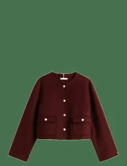 DF WOOL BLEND REG LADY JACKET - Bouclés
