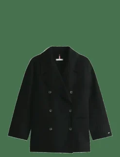 DF WOOL BLEND REG PEACOAT - Ullkappor