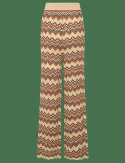 Ditte flared knitted pants - Byxor