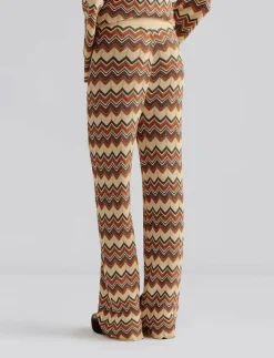 Ditte flared knitted pants - Byxor