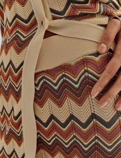 Ditte flared knitted pants - Byxor