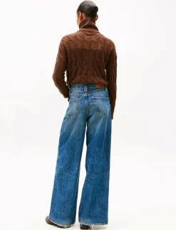 DNM KRIS 70s WIDE LEG HW - Vida byxor