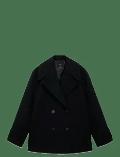 Double-breasted wool-blend coat - Kappor