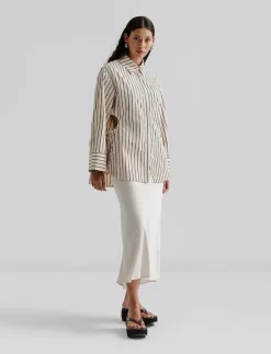 Eline Cut Out shirt - Långärmade