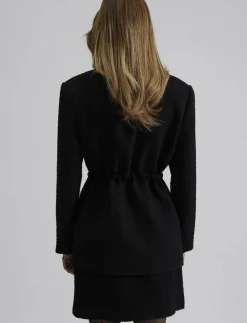 Elodie drawstring boucle blazer - Bouclés