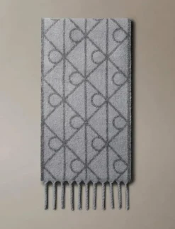 EMBLEM AOP BRUSHED HW SCARF - Halsdukar