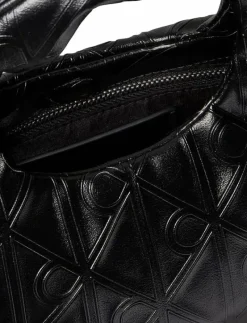 EMBLEM AOP PUFFER BAG WITH STRAP - Handväskor