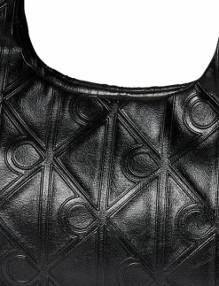 EMBLEM AOP PUFFER BAG WITH STRAP - Handväskor