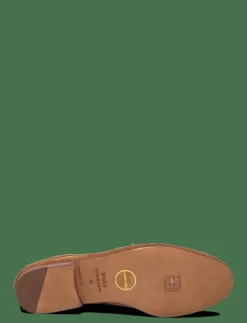 Embossed-Pony Suede Penny Loafer - Platta skor