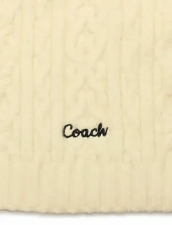 EMBROIDRED CABLE KNIT MUFFLER - Halsdukar