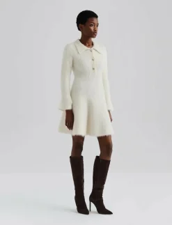 Emelise Aplaca Blend Knitted Mini dress - Korta klänningar