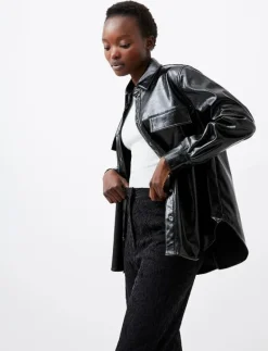 EMMETT PU OVERSHIRT - Overshirts