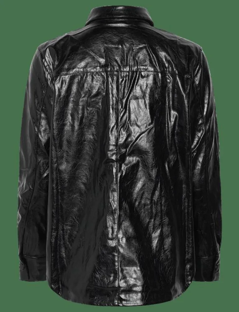 EMMETT PU OVERSHIRT - Overshirts