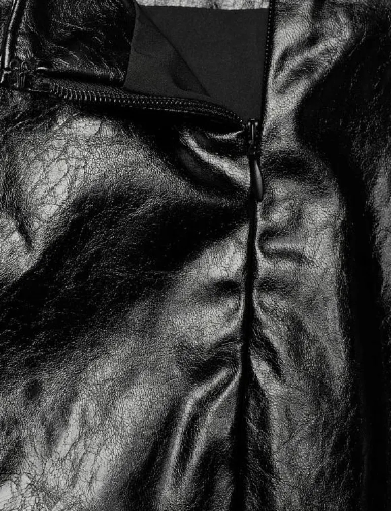 EMMETT PU SKIRT - Korta kjolar