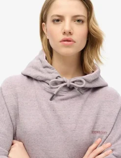 ESSENTIAL LOGO OVERDYED HOODIE - Huvtröjor