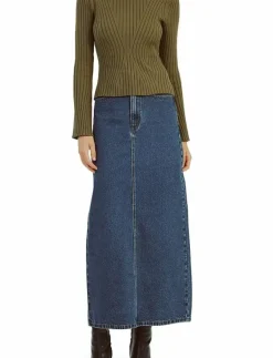EVIANNA DENIM MAXI SKIRT - Maxikjolar