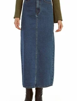 EVIANNA DENIM MAXI SKIRT - Maxikjolar