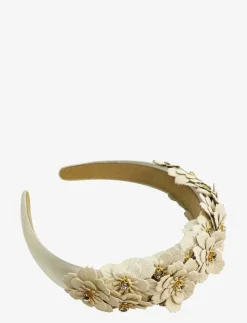 Faye Flower Headband Near White - Hårband & Diadem