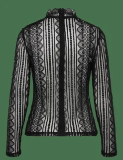 Fei lace top - Långärmade blusar