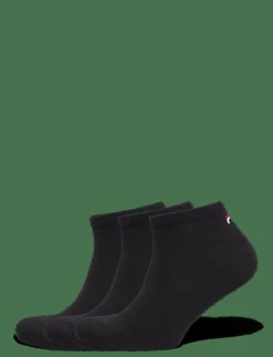 FILA 3pk Invisible Plain Socks - Strumpor