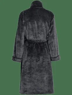 Fine fleece robe w zipper - Morgonrock