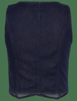 FITTED VEST - Jeansvästar